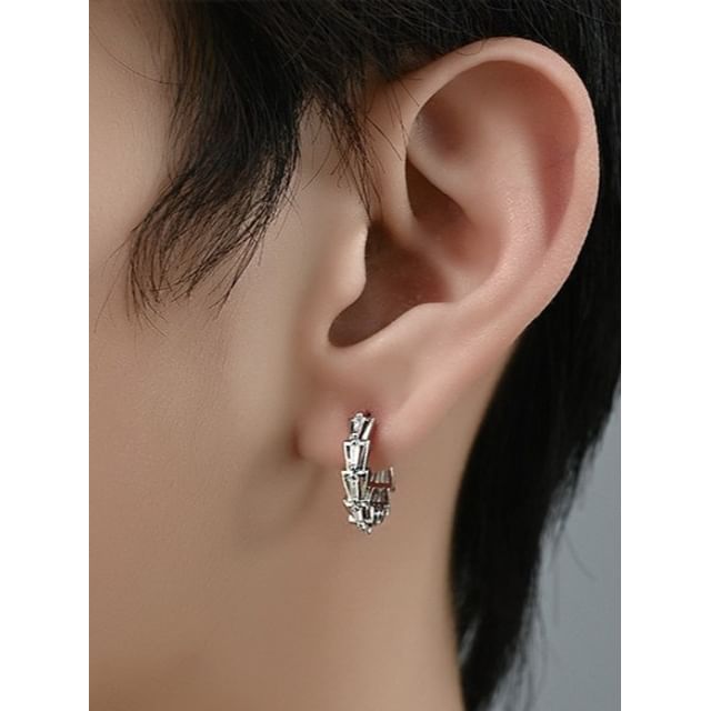 Lilafey-Scaled Huggie Earring Various Designs