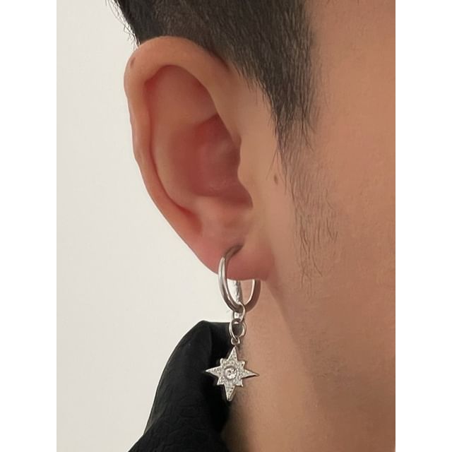 Lilafey-Star CZ Dangle Earring