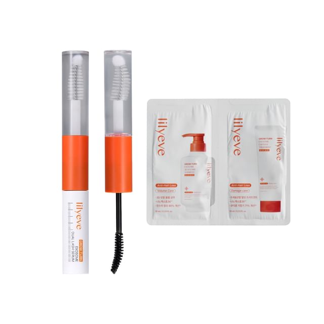 lilyeve-Combo Sérum para Pestañas Grow Turn Exosome Dual Set Sun Sachet de Regalo