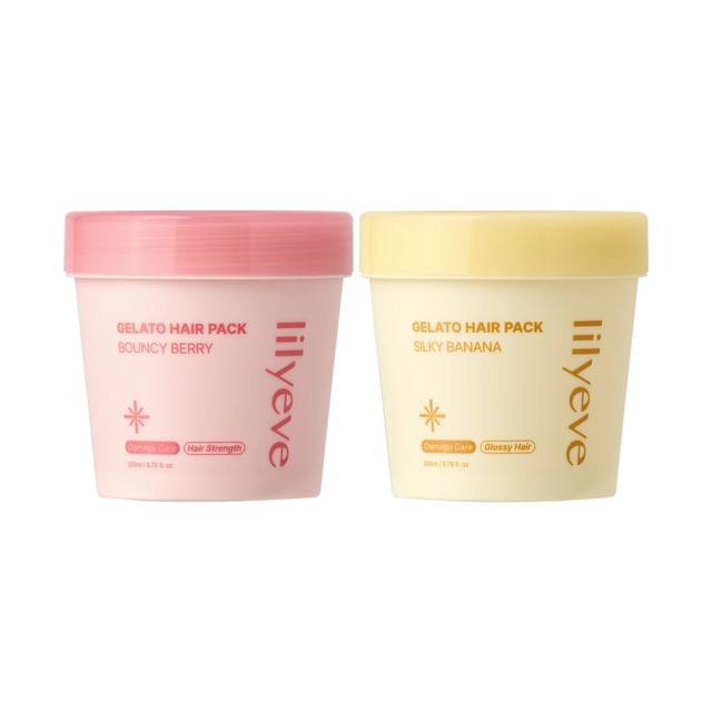 lilyeve-Gelato Hair Pack - Masque capillaire nourrissant aux protéines - 2 types
