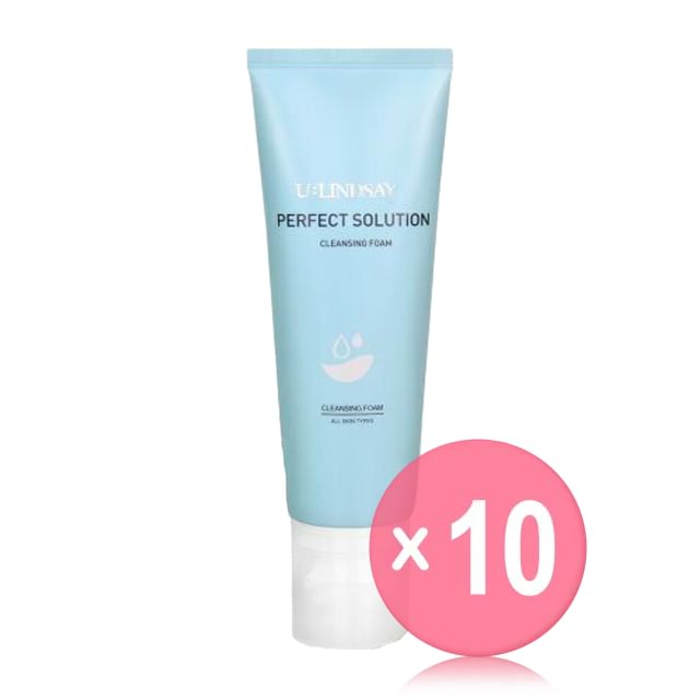 LINDSAY-Perfect Solution Cleansing Foam 10pcs Bundle Set
