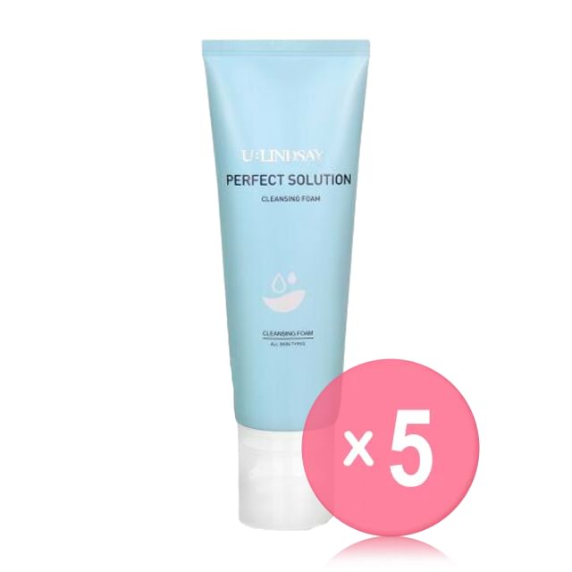 LINDSAY-Perfect Solution Cleansing Foam 5pcs Bundle Set
