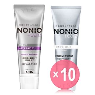 LION-Nonio Toothpaste 10pcs Bundle Set
