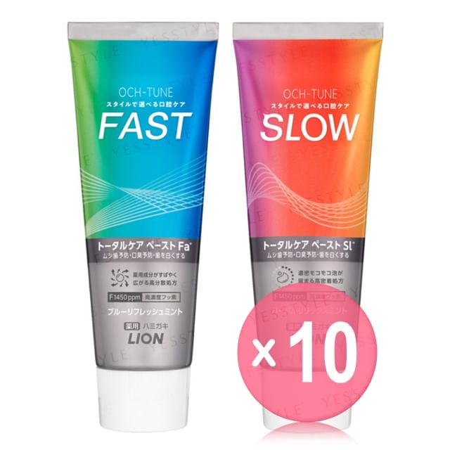 LION-Och-Tune Toothpaste 10pcs Bundle Set