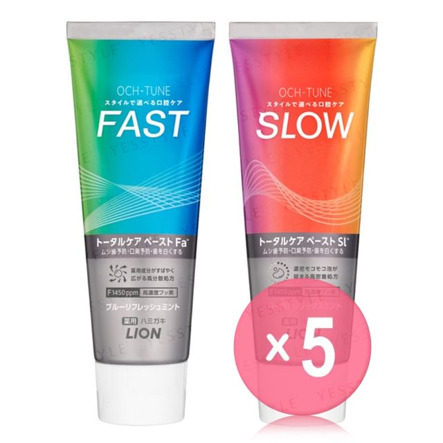 LION-Och-Tune Toothpaste 5pcs Bundle Set