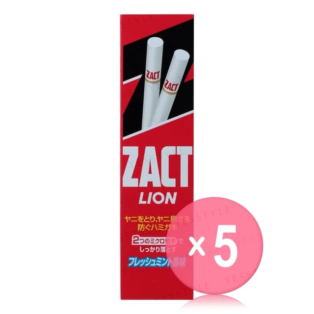 LION-Zact Toothpaste 5pcs Bundle Set