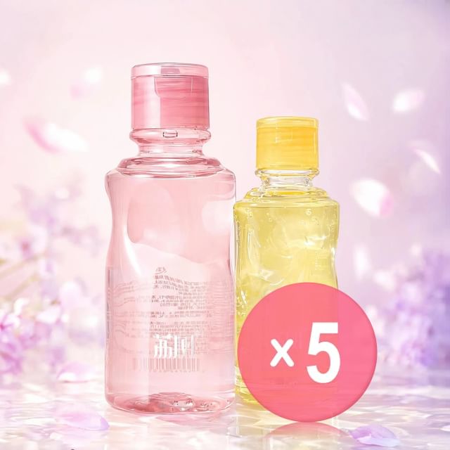 lishu-Makeup Tools Cleaner - 2 Types 5pcs Bundle Set