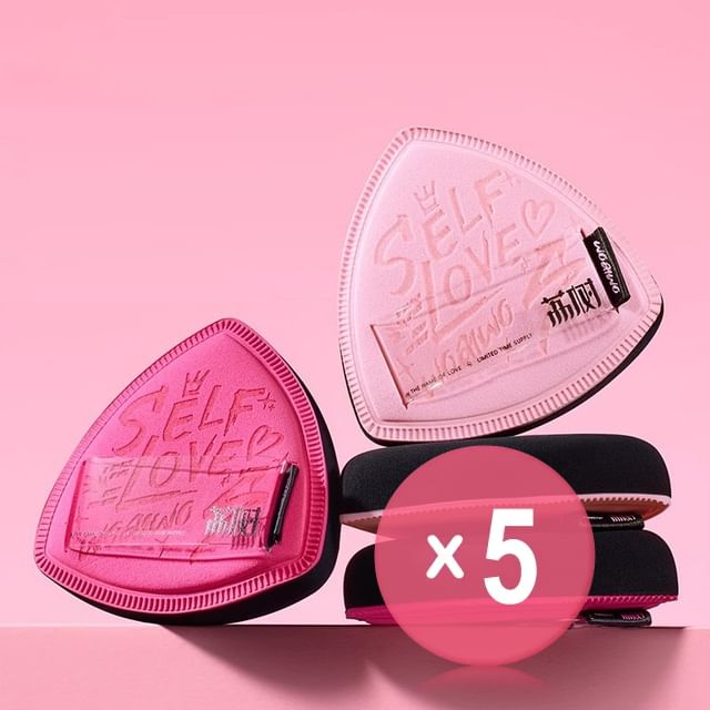 lishu-Powder Puff Set with Case Self Love Limited Edition 5pcs Bundle Set