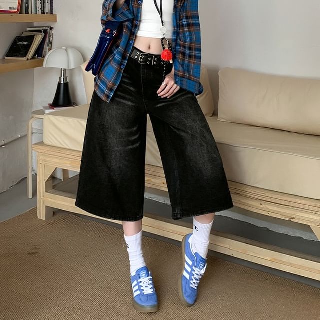 Litoya-Mid Rise Washed Jorts