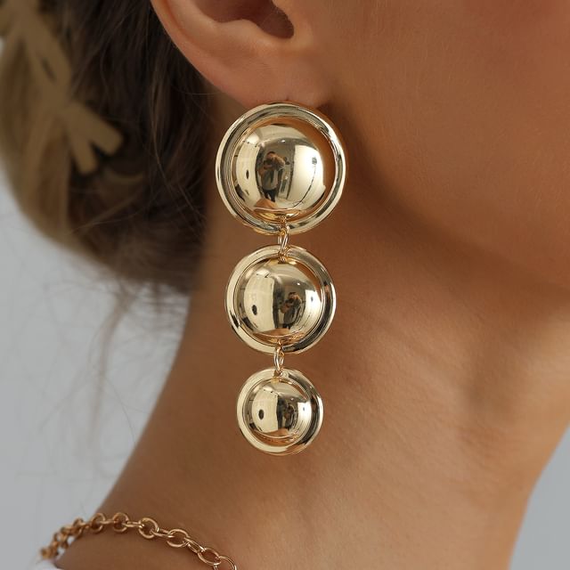 LIVSIA-Geometric Drop Earring