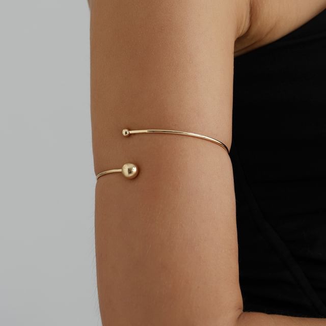 LIVSIA-Gold Tone Open Armlet