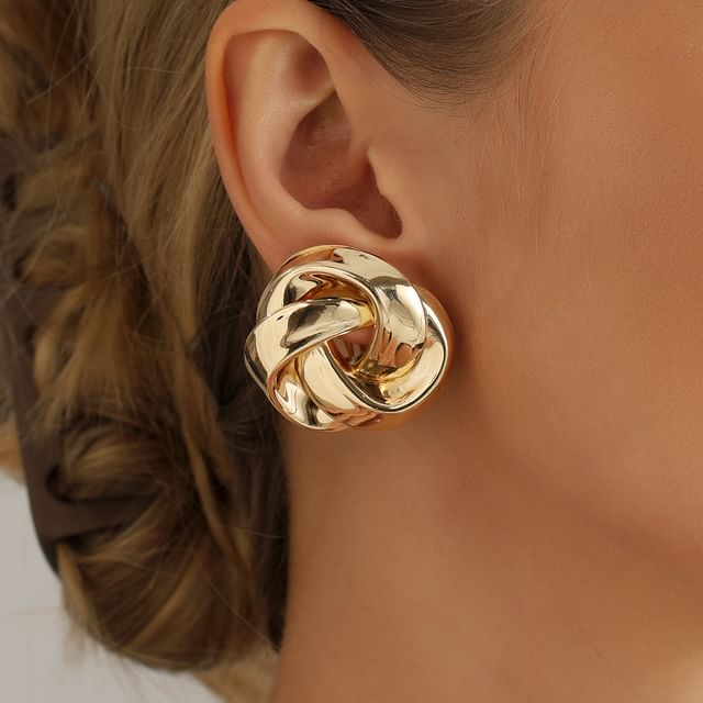 LIVSIA-Knot Stud Earring