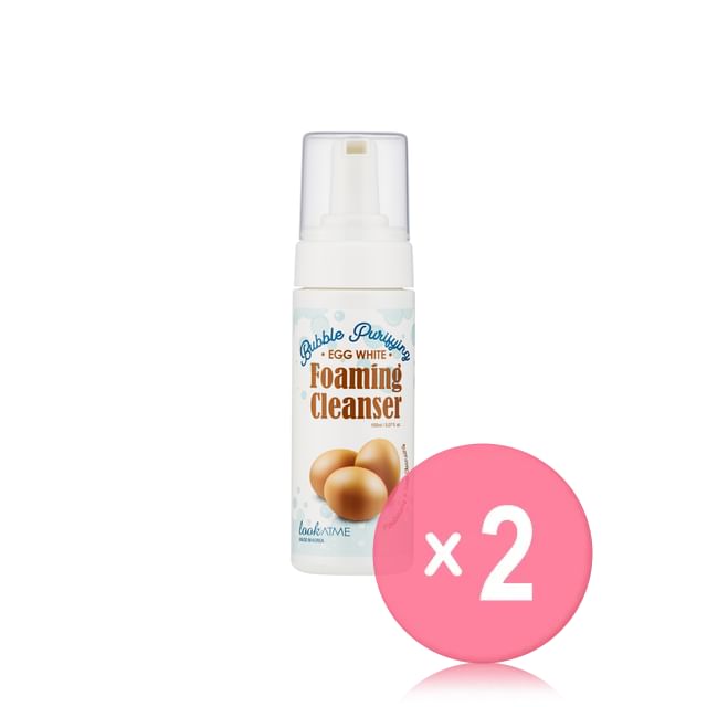 lookATME-Bubble Purifying Foaming Cleanser Egg White 2pcs Bundle Set
