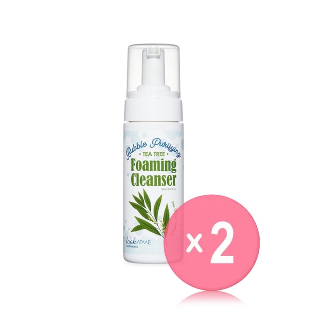 lookATME-Bubble Purifying Foaming Cleanser Tea Tree 2pcs Bundle Set