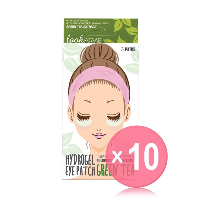 lookATME-Hydro Gel Eye Patch Green Tea 10pcs Bundle Set