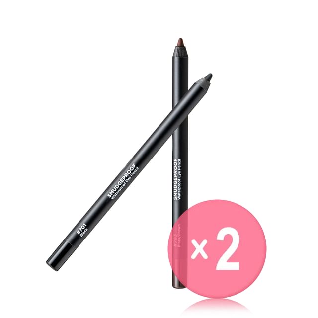 Lord - Berry-Smudgeproof Waterproof Eye Pencil - 2 Colors 2pcs Bundle Set
