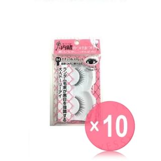 Loujene-Eyelashes 04 Natural Straight 10pcs Bundle Set
