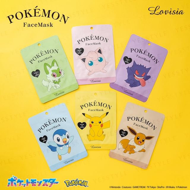 Lovisia-Pokemon Face Mask