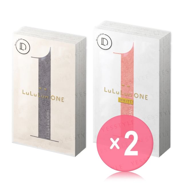 LuLuLun-ONE Luxurious Face Mask 2pcs Bundle Set