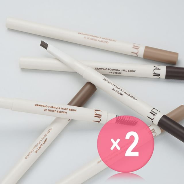 LUNA-Drawing Formula Hard Brow - 4 Colors 2pcs Bundle Set