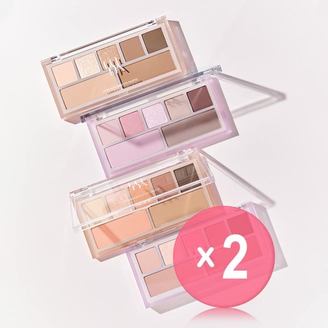 LUNA-Layer Blending Eye Palette - 4 Types 2pcs Bundle Set