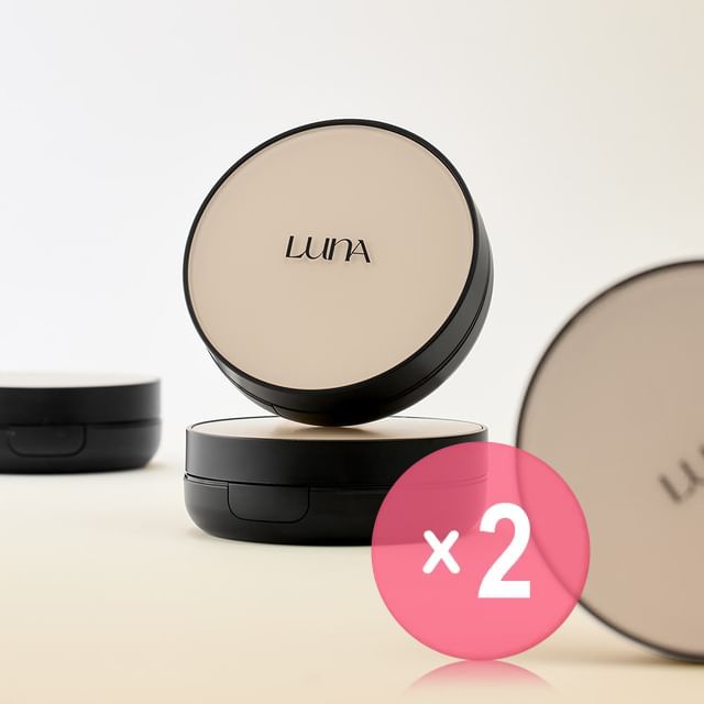 LUNA-Long Lasting Conceal Fixing Cushion Set - 3 Colors 2pcs Bundle Set