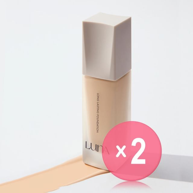 LUNA-Long Lasting Foundation - 5 Colors 2pcs Bundle Set