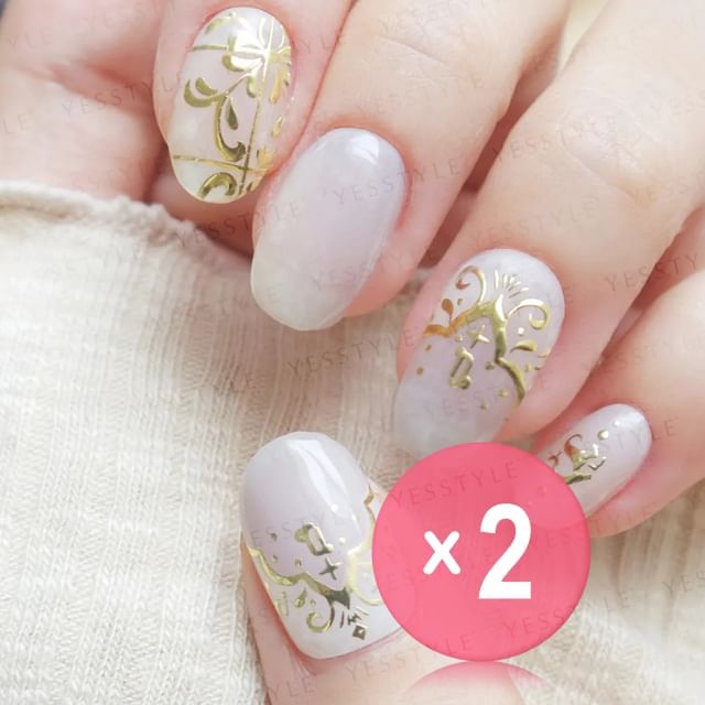 Lunacaca-Capricorn Constellation Nail Art Stickers 2pcs Bundle Set
