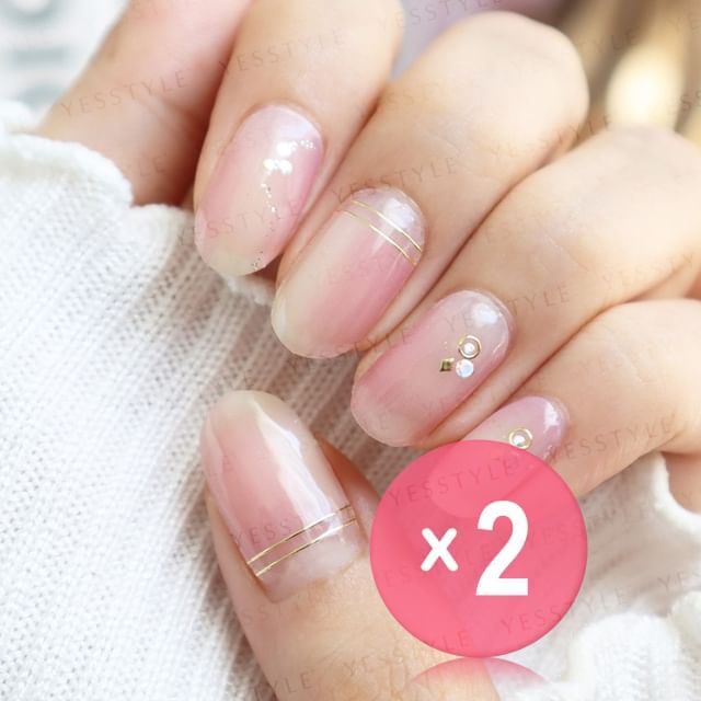 Lunacaca-Delicate Drapes Dancing Nail Art Stickers 2pcs Bundle Set