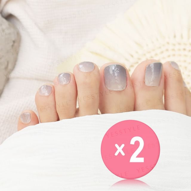Lunacaca-Endless Drifting Toenail Art Stickers 2pcs Bundle Set