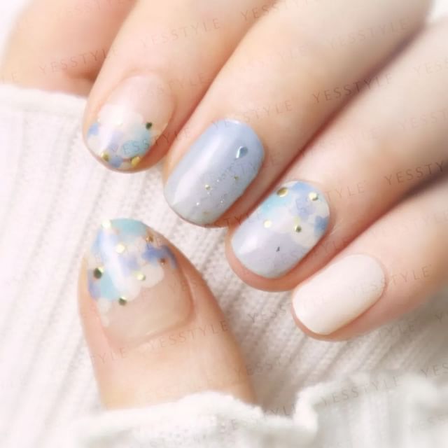 Lunacaca-Hydrangea Blooms Nail Art Stickers
