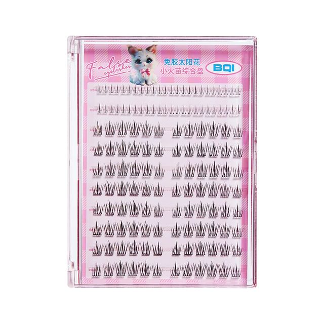 LuxeFlutter-Glue-free Spiky Bottom Multipack False Eyelashes Cluster