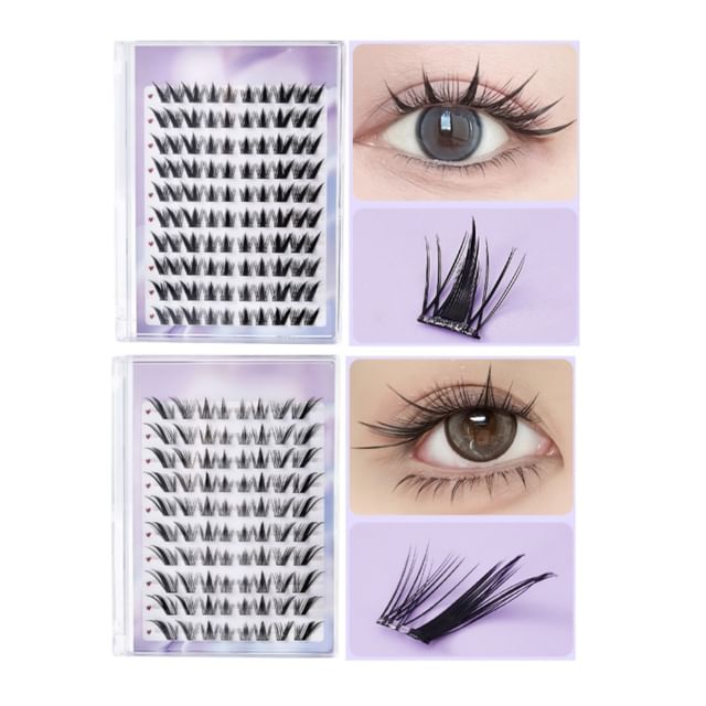 LuxeFlutter-Natural Fox Eye False Eyelashes
