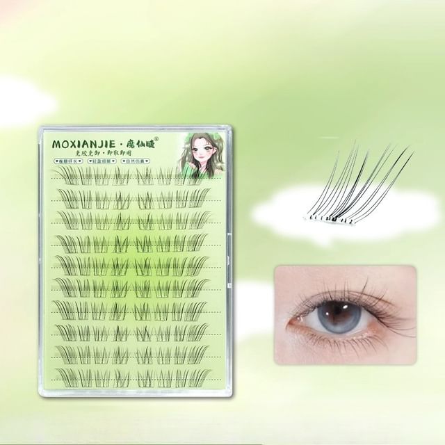 LuxeFlutter-Natural Glue-free Multipack False Eyelashes Cluster