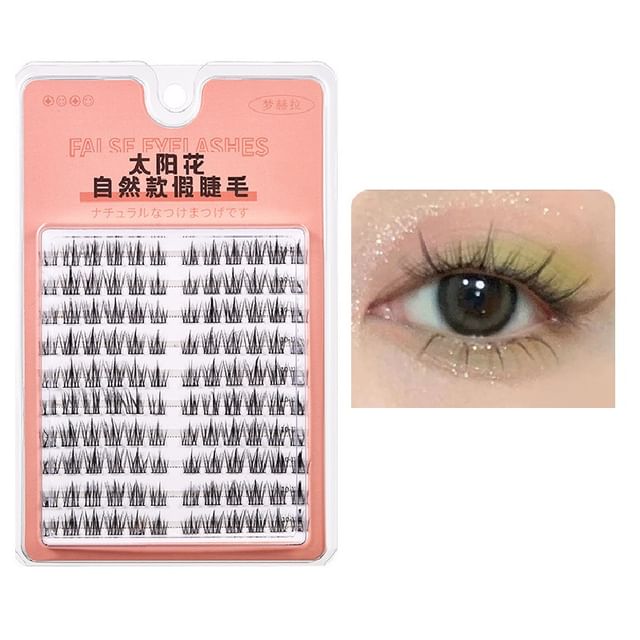 LuxeFlutter-Spiky Natural Multipack False Eyelashes Cluster