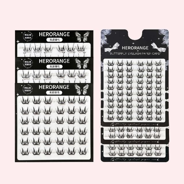 LuxeFlutter-Volume Wispy Cluster False Eyelashes