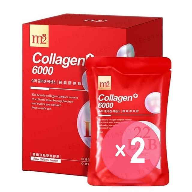 m2-22 LAB Super Collagen 6000 Drink 2pcs Bundle Set