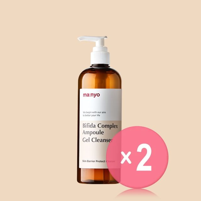 ma-nyo-Bifida Complex Ampoule Gel Cleanser 2pcs Bundle Set