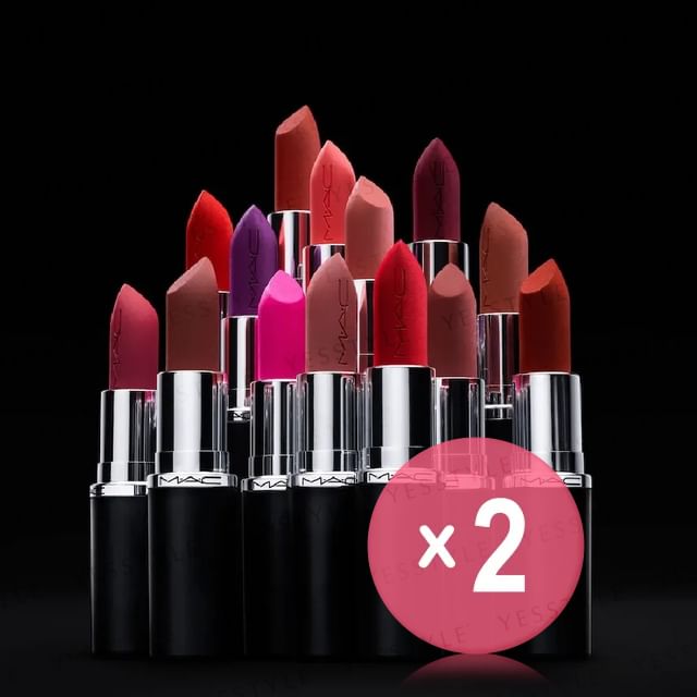 MAC-Macximal Matte Lipstick 2pcs Bundle Set