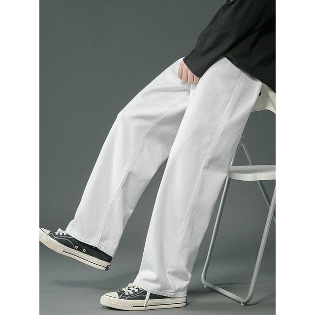 Macho-Mid Waist Loose Fit Jeans