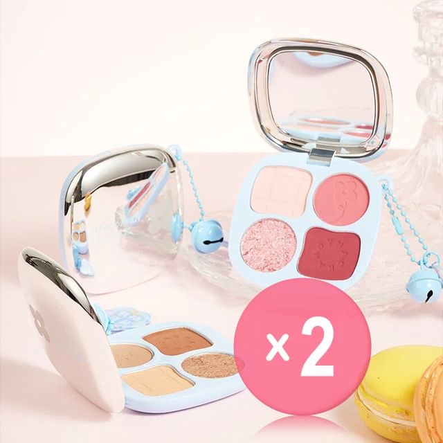 MACK ANDY-Playful Starburst Eyeshadow Palette - 2 Types 2pcs Bundle Set
