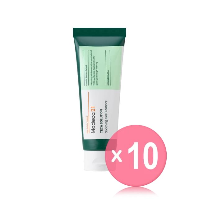 Madeca21-Teca Solution Soothing Gel Cleanser 10pcs Bundle Set