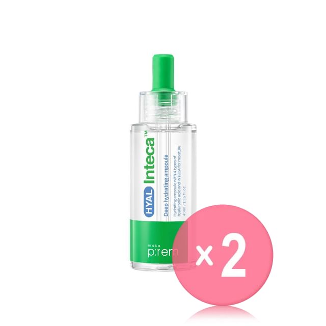 make p-rem-Hyal Inteca Deep Hydrating Ampoule 2pcs Bundle Set