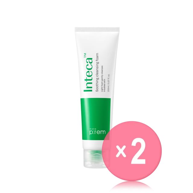 make p-rem-Inteca Soothing Cleansing Foam 2pcs Bundle Set