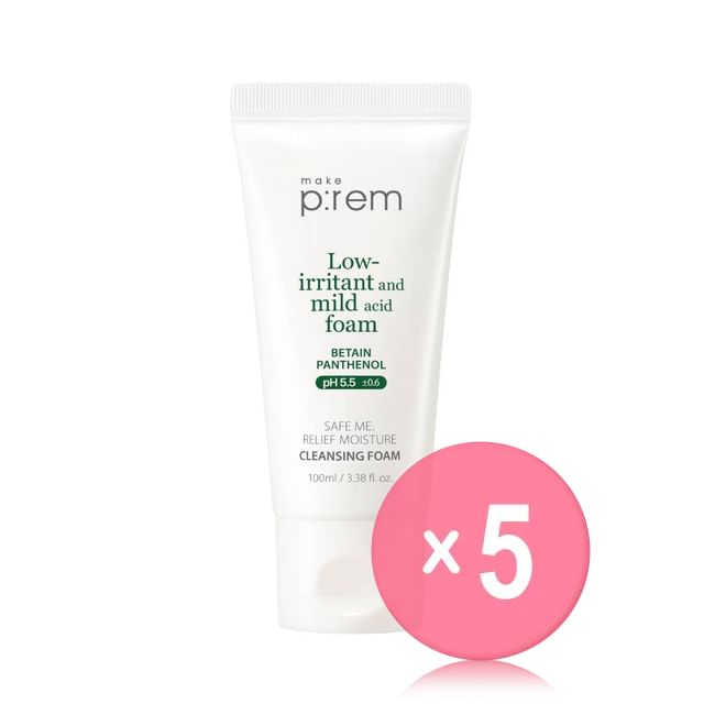 make p-rem-Safe Me Relief Moisture Cleansing Foam Mini 5pcs Bundle Set