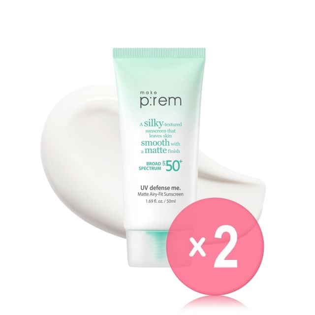 make p-rem-UV Defense Me Matte Airy-fit Sunscreen OTC Version 2pcs Bundle Set