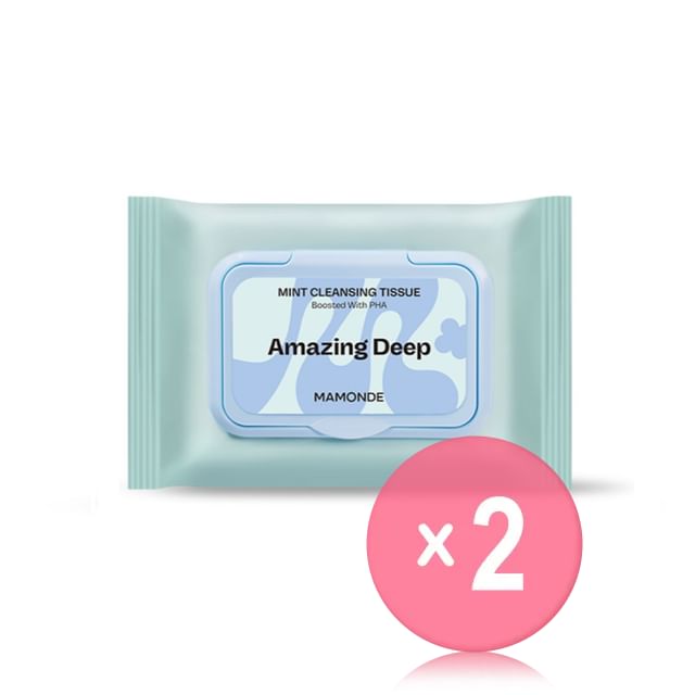MAMONDE-Amazing Deep Mint Cleansing Tissue 2pcs Bundle Set