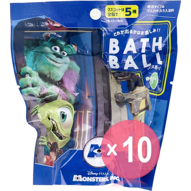 MANABURO-Monsters Inc Bath Ball 10pcs Bundle Set