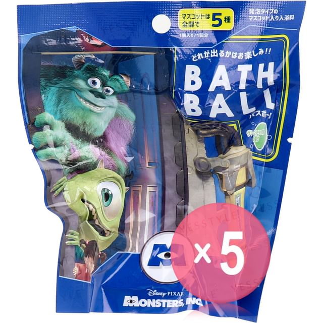 MANABURO-Monsters Inc Bath Ball 5pcs Bundle Set