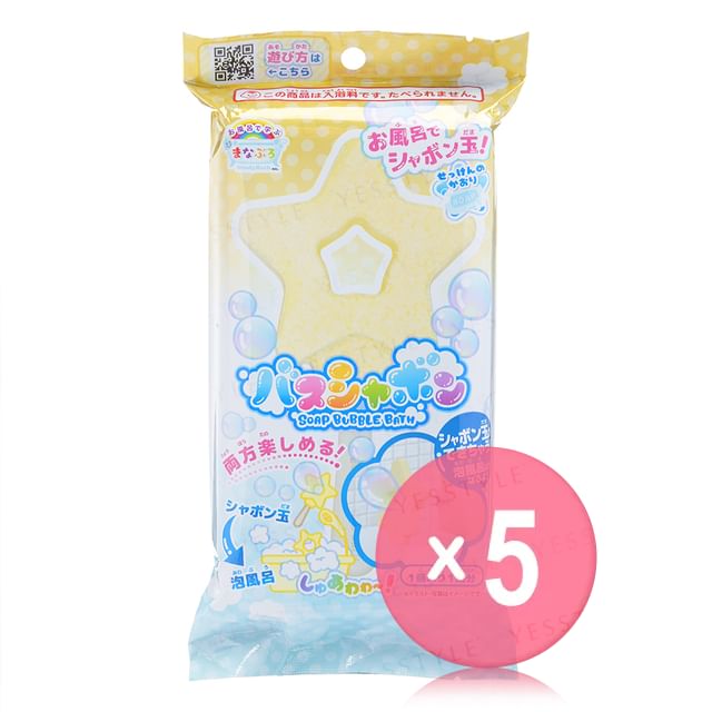 MANABURO-Soap Bubble Bath Star Salt 5pcs Bundle Set
